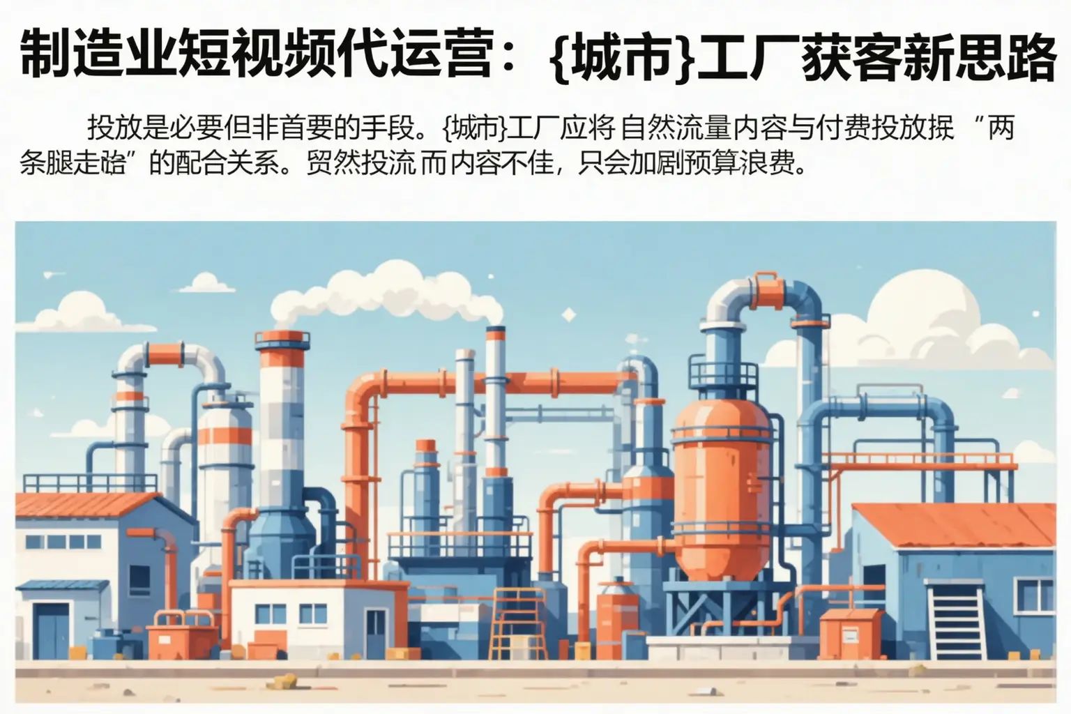 制造业短视频代运营：祁阳工厂获客新思路